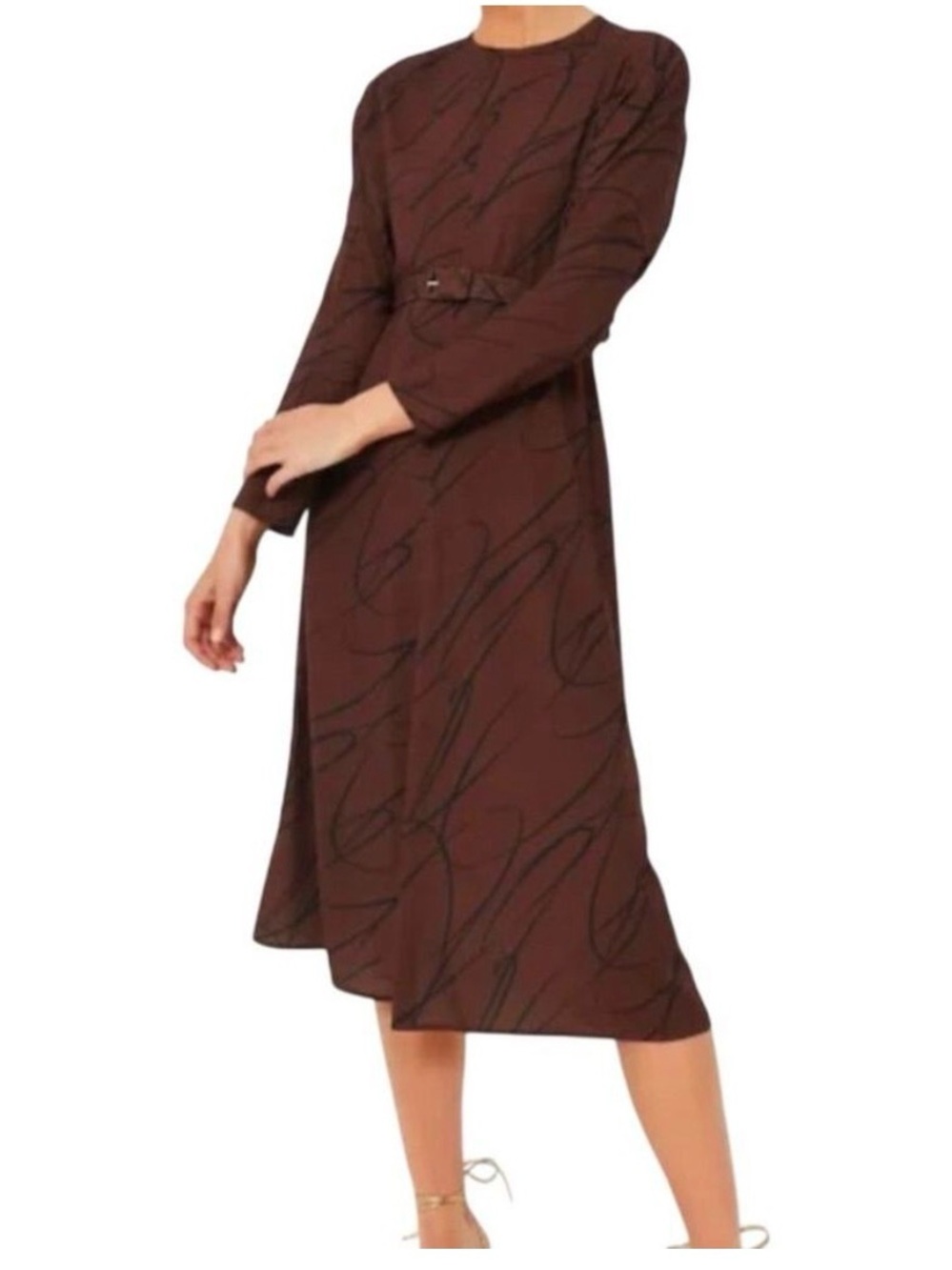 Tuckernuck NWT Twombly Bex Dress in chocolate brown size XS
